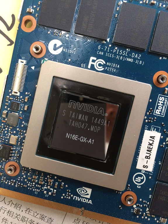 Nvidia GeForce GTX 980M Graphics GPU Card N16E-GX-A1 8Gb GDDR5 A